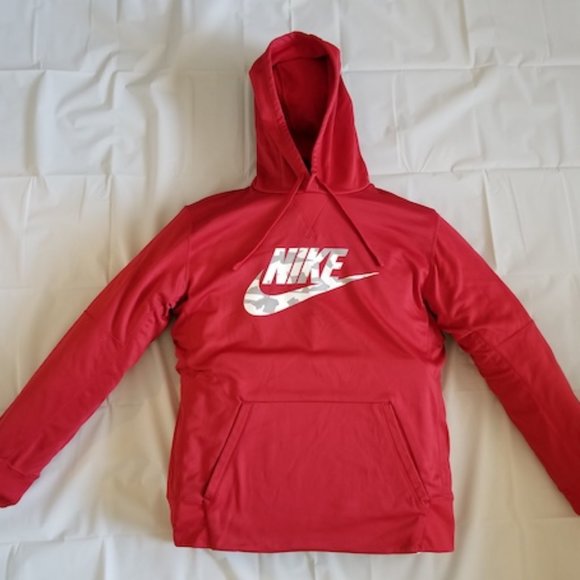 Nike Men's Fashion Graphic Pullover Hoodie Gym Red (LARGE) - Picture 1 of 1